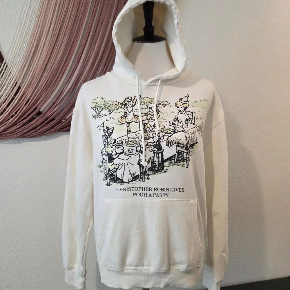 Disney-Winnie The Pooh And Friends Character Hoodie Sz S